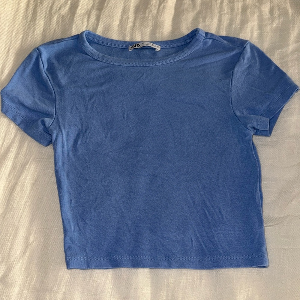 Zara Baby Tee Jersey S Blue